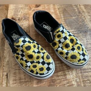 Size 7 Women’s Sunflower Vans